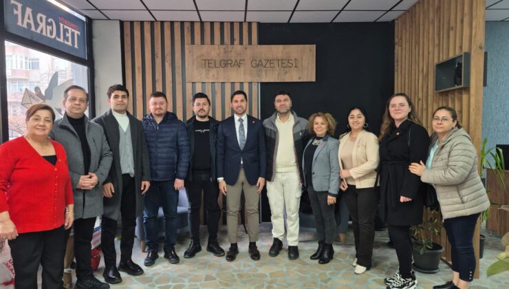 CHP ÇERKEZKÖY’DEN TELGRAF GAZETESİ’NE 10 OCAK ZİYARETİ