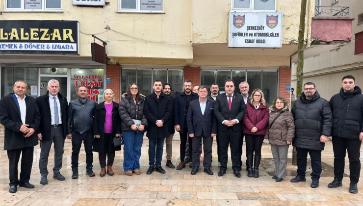 CHP KAPAKLI’DAN BAŞKAN MUSTAFA AS’A HAYIRLI OLSUN ZİYARETİ