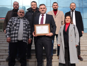 ERKAN ZÜMBÜL MAZBATASINI ALARAK GÖREVİNE BAŞLADI