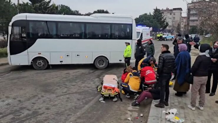 İŞÇİ SERVİSLERİ ÇARPIŞTI: 19 YARALI