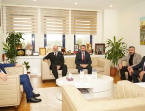 MHP ÇERKEZKÖY’DEN PETROL-İŞ GENEL BAŞKANI AKYÜZ’E ZİYARET