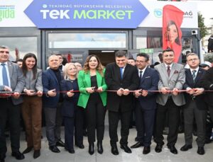 TEKİRDAĞ’DA TEK MARKET’İN İLK ŞUBESİ AÇILDI