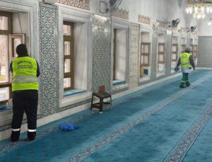 ÇERKEZKÖY’DE CAMİLERDE RAMAZAN TEMİZLİĞİ