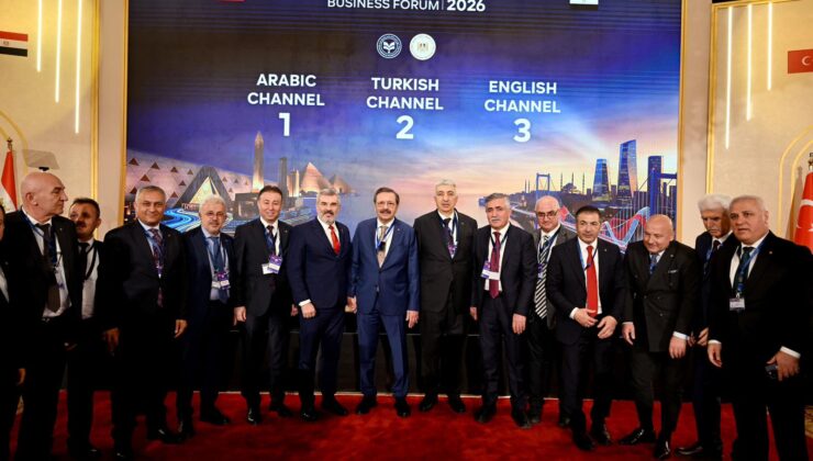 BAŞKAN ÇETİN, TÜRKİYE-MISIR İŞ FORUMU TOPLANTISI’NA KATILDI