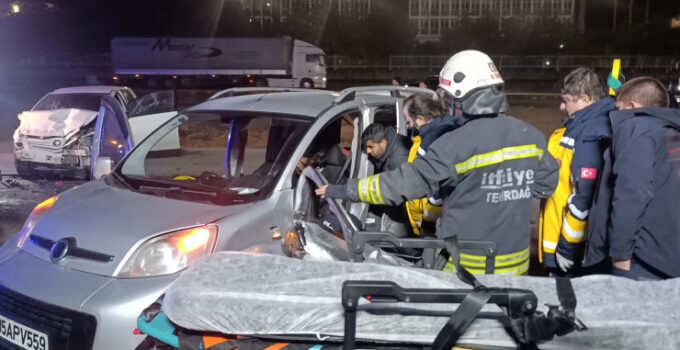 ÇERKEZKÖY’DE 2025’TE BİN 483 TRAFİK KAZASI MEYDANA GELDİ