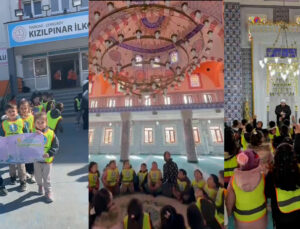 ANAOKULU ÖĞRENCİLERİNDEN CAMİ ZİYARETİ