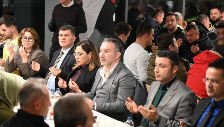 CANDAN YÜCEER, İFTARINI ÇALIŞANLARLA YAPTI