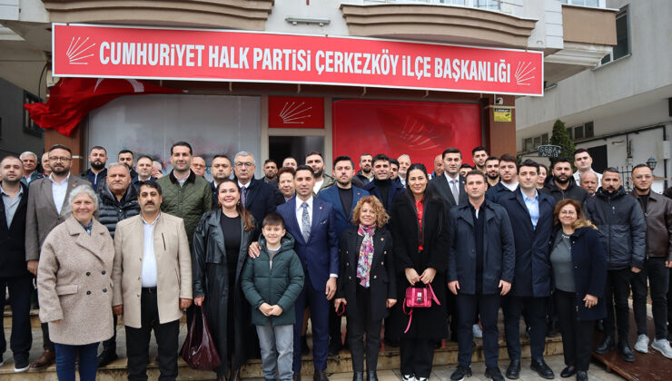 CHP ÇERKEZKÖY’DE BAYRAMLAŞMA: “DAYANIŞMA VE UMUT VURGUSU”