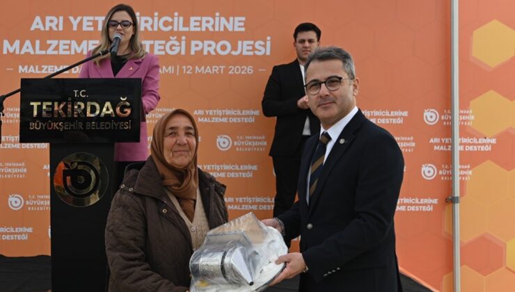 TEKİRDAĞ’DA ARICILIĞA BÜYÜKŞEHİR DESTEĞİ