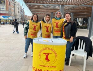 ÇERKEZKÖY’DE CEMEVİ’NE GÜÇLÜ İMZA DESTEĞİ