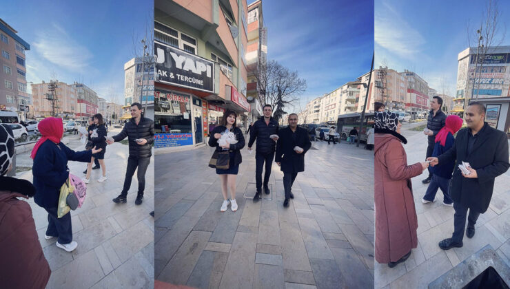 ÇERKEZKÖY İYİ PARTİ’DEN 8 MART’TA MARTENİÇKA DAĞITIMI