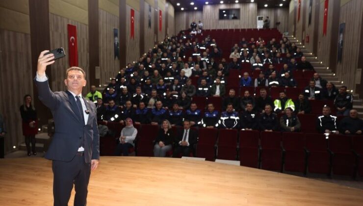 BAŞKAN ÇETİN, PERSONELLE BAYRAMLAŞTI