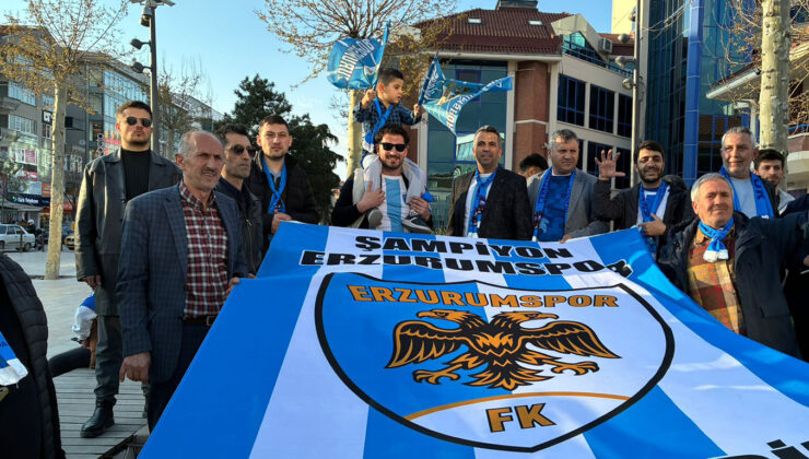 ÇERKEZKÖY’DE ERZURUMSPOR COŞKUSU