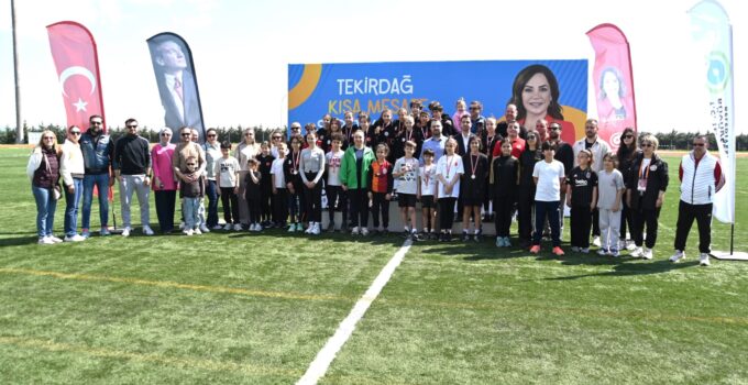 TEKİRDAĞ’IN EN HIZLI MİNİK SPORCULARI BELİRLENDİ