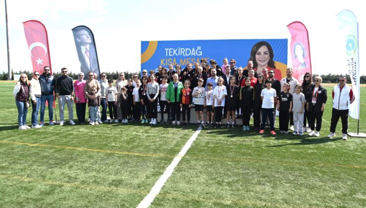 TEKİRDAĞ’IN EN HIZLI MİNİK SPORCULARI BELİRLENDİ