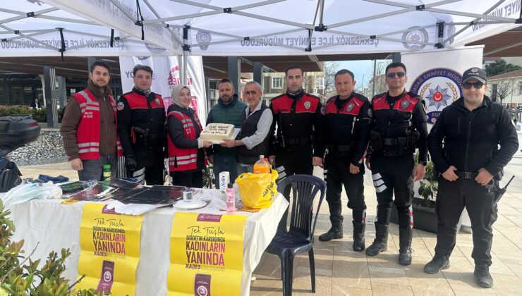 ESNAFTAN POLİS HAFTASI’NA ANLAMLI JEST