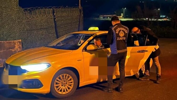 POLİS VE ZABITADAN TAKSİLERE ORTAK DENETİM