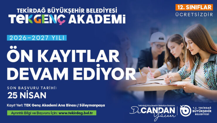 TEK GENÇ AKADEMİ’DE YENİ DÖNEM KAYITLARI DEVAM EDİYOR