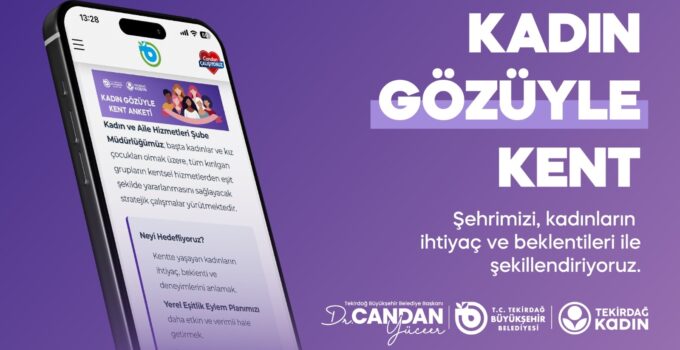 TEKİRDAĞ İÇİN ANKET ÇALIŞMASI BAŞLATILDI