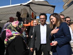 YÜCEER: “SAHADAYIZ, HALKIMIZLA İÇ İÇEYİZ”