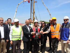 ÇERKEZKÖY’DE İÇME SUYU DEPOSU’NUN TEMELİ ATILDI