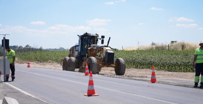 VELİMEŞE’DE ALTERNATİF YOL TRAFİĞE AÇILDI