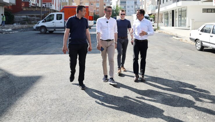 ÇERKEZKÖY BELEDİYESİ 61 SOKAKTA ASFALT ÇALIŞMASI YAPTI
