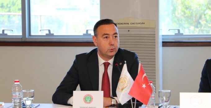 GÜRCÜN, EGE VE MARMARA BÖLGE BARO BAŞKANLARI TOPLANTISI’NA KATILDI