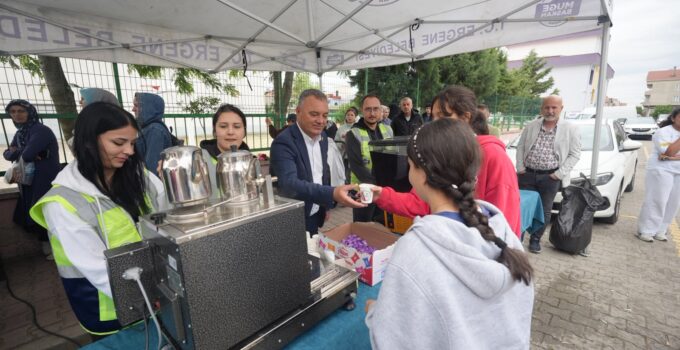 ERGENE BELEDİYESİ’NDEN LGS ÖĞRENCİLERİ VE AİLELERİNE ANLAMLI DESTEK