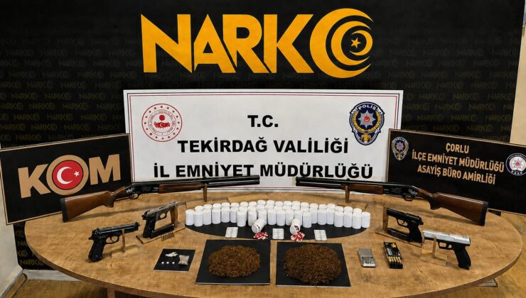 TEKİRDAĞ’DA ZEHİR TACİRLERİNE OPERASYON