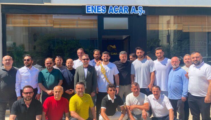 KIRKPINAR BAŞPEHLİVANI ERKAN TAŞ, KAPAKLI’DA COŞKUYLA KARŞILANDI