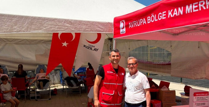 ÇERKEZKÖY’DE 3 GÜNDE 968 ÜNİTE KAN TOPLANDI