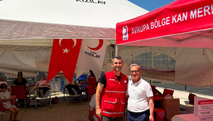 ÇERKEZKÖY’DE 3 GÜNDE 968 ÜNİTE KAN TOPLANDI