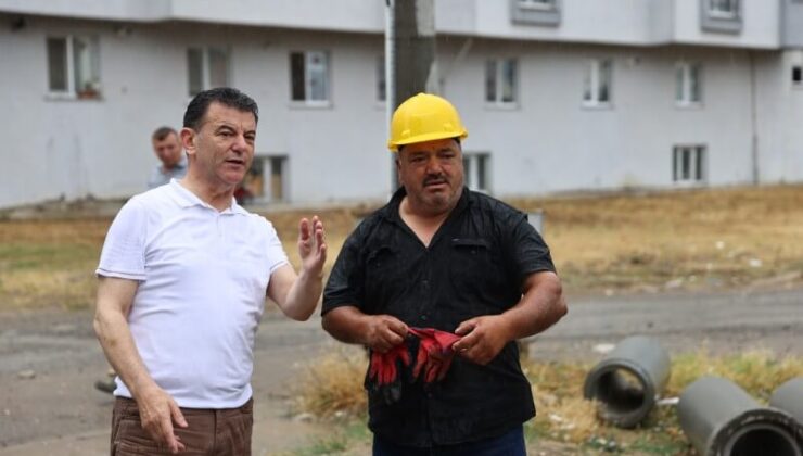 BAŞKAN ÇETİN, ÜSTYAPI VE ALTYAPI ÇALIŞMALARINI İNCELEDİ