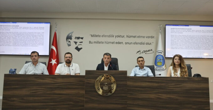 TEMMUZ AYI MECLİS TOPLANTILARI TAMAMLANDI