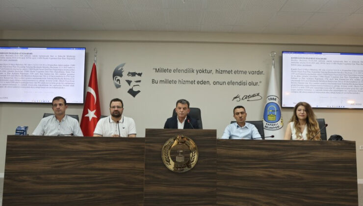 TEMMUZ AYI MECLİS TOPLANTILARI TAMAMLANDI
