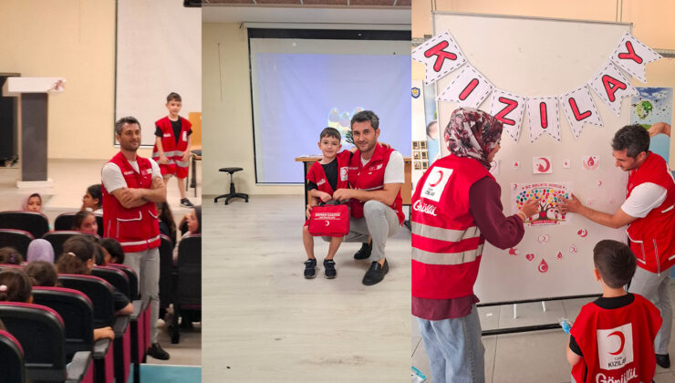 KIZILAY’DAN ÖĞRENCİLERE İYİLİK VE GÖNÜLLÜLÜK EĞİTİMİ