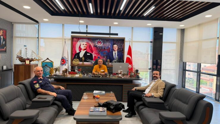 CUMHURİYET SAVCISI TATLIDEDE VE KARAKOL KOMUTANI’NDAN TÜRK METAL’E ZİYARET