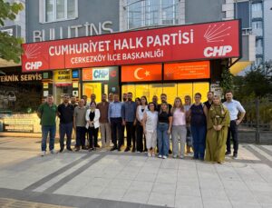 CHP İLÇE YÖNETİMİ, İLK TOPLANTISINI GERÇEKLEŞTİRDİ