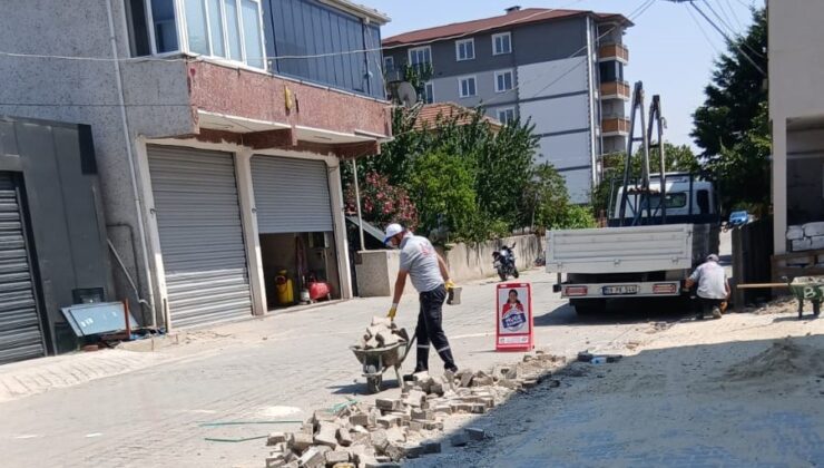 ERGENE’DE YOL BAKIM VE ONARIM ÇALIŞMALARI SÜRÜYOR