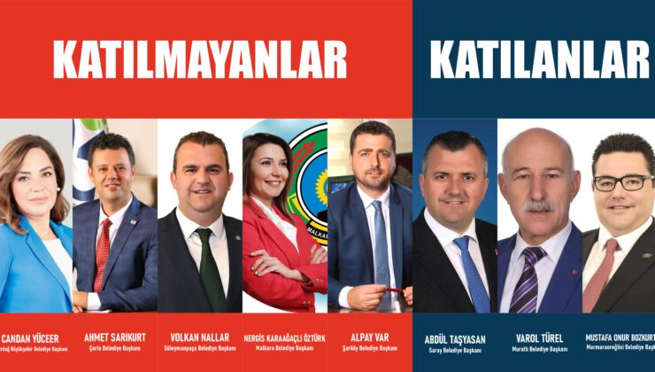CHP TEKİRDAĞ’DA BELEDİYE BAŞKANLARINA ÇAĞRI