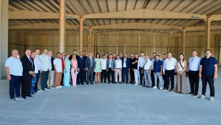 ÇERKEZKÖY TSO HEYETİ, TRAKYA TİCARET VE LOJİSTİK MERKEZİ’Nİ YERİNDE İNCELEDİ