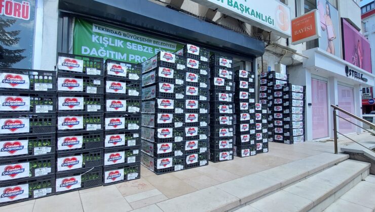 ÇERKEZKÖY VE KAPAKLI ÇİFTÇİSİNE FİDE DESTEĞİ