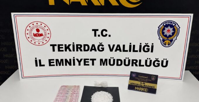 TEKİRDAĞ’DA ZEHİR TACİRLERİNE GEÇİT YOK