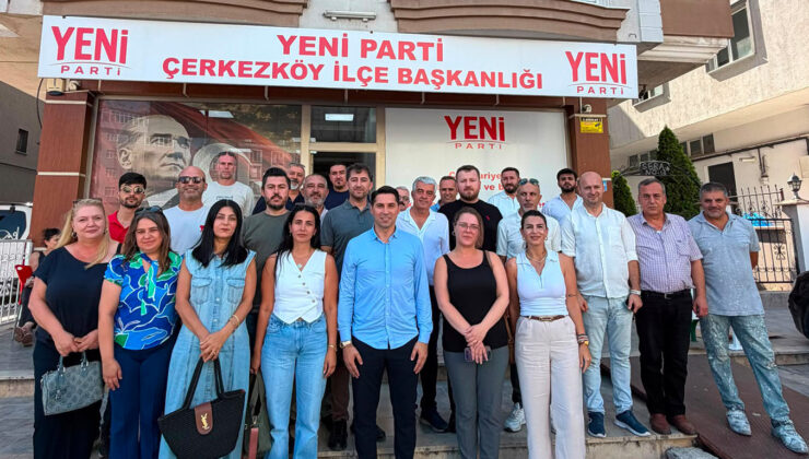 YENİ PARTİ ÇERKEZKÖY’DE İLK TOPLANTI GERÇEKLEŞTİRİLDİ
