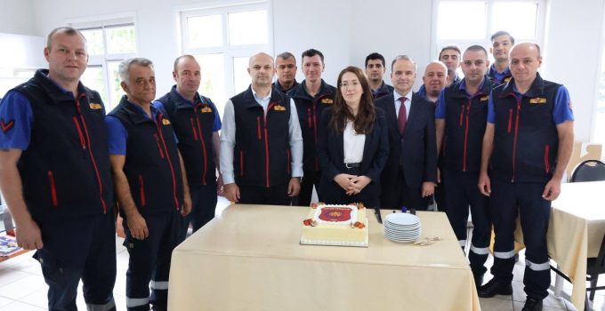 ÇOSB’DE İTFAİYE HAFTASI KUTLANDI