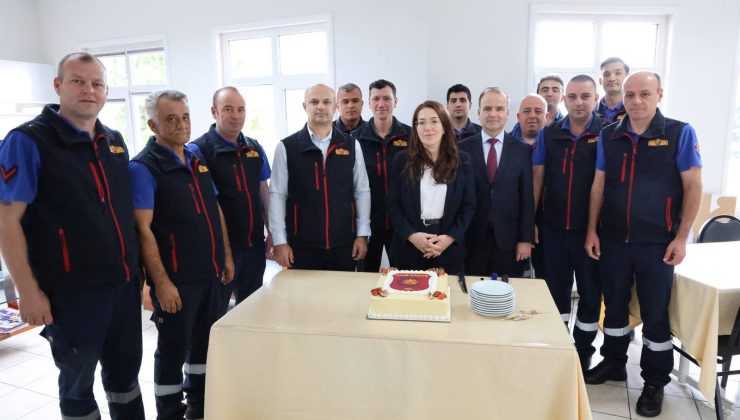 ÇOSB’DE İTFAİYE HAFTASI KUTLANDI