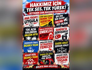 EMEKLİLERDEN AYM ÖNÜNDE SEYYANEN ZAM ÇAĞRISI