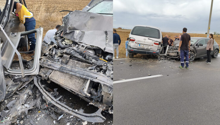 VELİMEŞE YOLUNDA FECİ ÇARPIŞMA: 2’Sİ ÇOCUK 6 YARALI