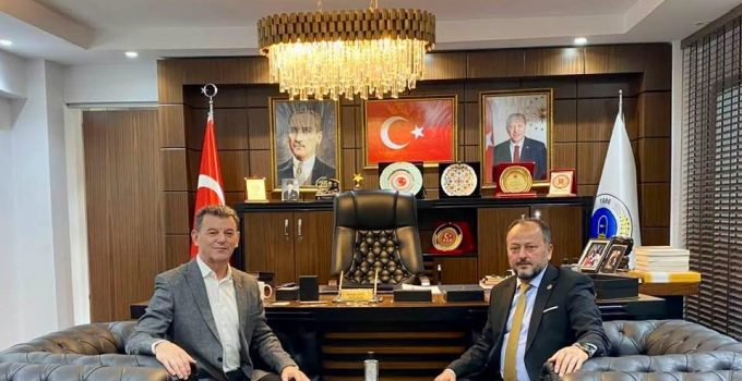 DEMİREL’DEN BAŞKAN MUSTAFA ÇETİN’E ZİYARET